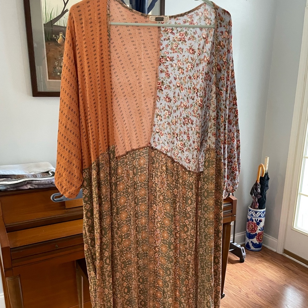 Patch Floral Kimono